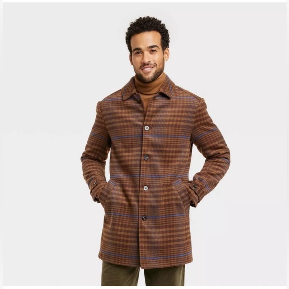 NEW Houston White Adult Unisex Button Up Winter Wool Pea Coat Jacket Size Small - Picture 1 of 11